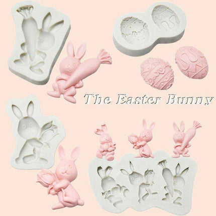 Easter Delight Silicone Mold Set for Whimsical Holiday Baking
