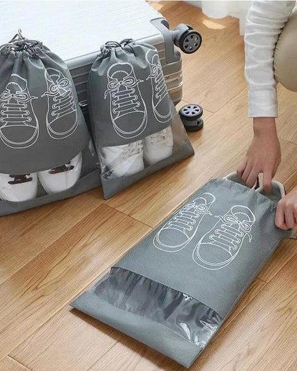Premium Waterproof Shoe Storage Bags - Available in 5 or 10 Count Sets