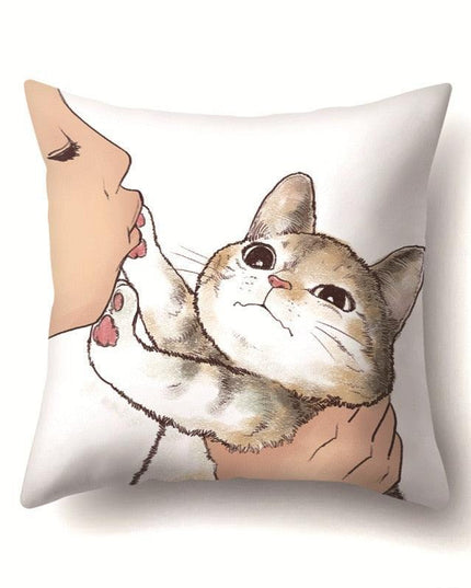 Pawsitively Adorable Cat Lover's Pillowcase