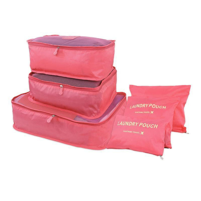 Travel Smart: Versatile 8/6/1-Piece Organizer Set for Effortless Packing
