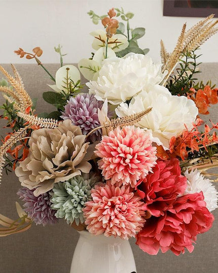 Champagne Elegance: Artificial Silk Flowers for Luxurious Home Decor