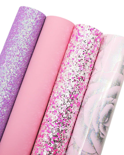 Glamorous Faux Leather DIY Crafting Kit: Sparkle & Shine Bundle