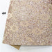 Golden Leopard Metallic Chunky Glitter Lace Synthetic Smooth Faux Leather Sheets for DIY Crafting