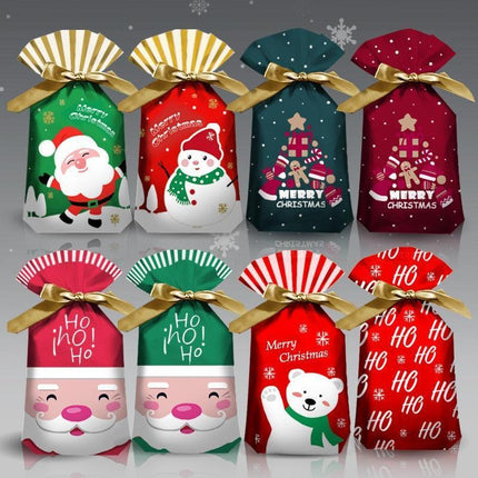 Santa's Festive Treats Gift Bag Set - 5-Piece Collection