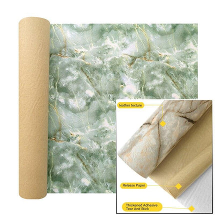 Marble Effect Self-Adhesive Faux Leather Crafting Sheets - Must-Have for Creative Transformations