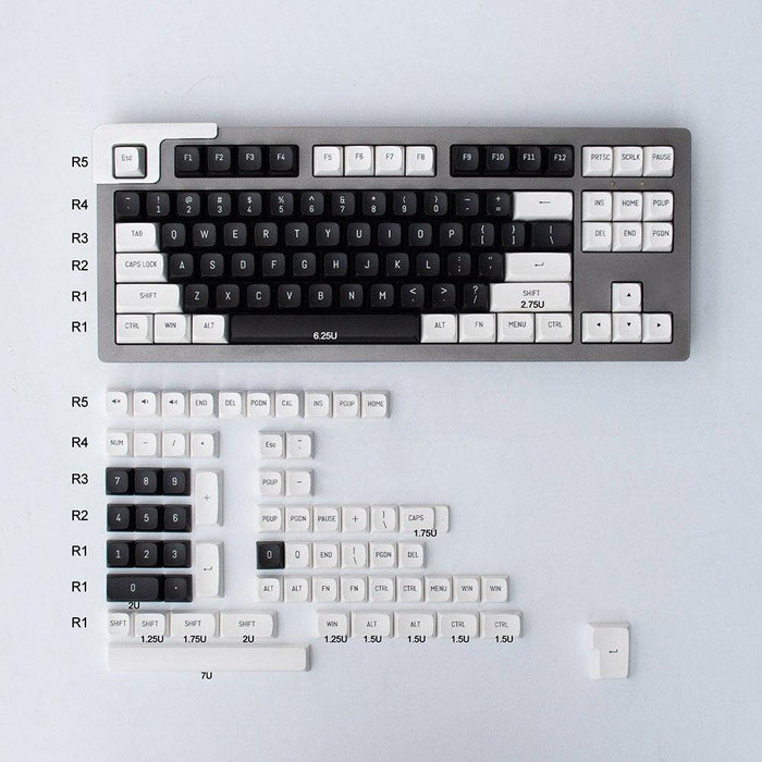 Elevate Your Keyboard Setup with 150 MSA Two-Color Keycaps