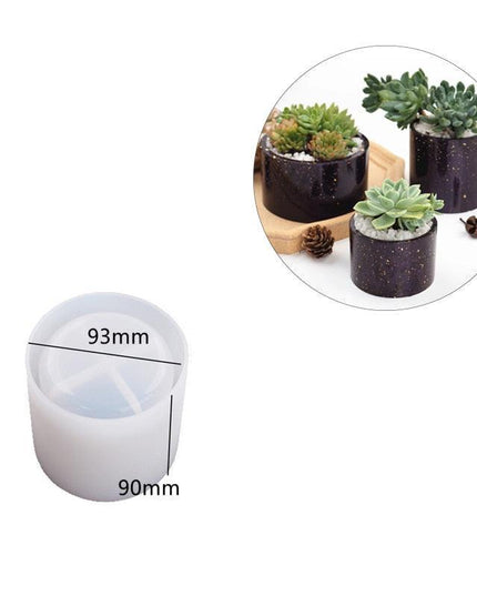 Silicone Mold Kit for Creative Candle Jars and Flower Planters