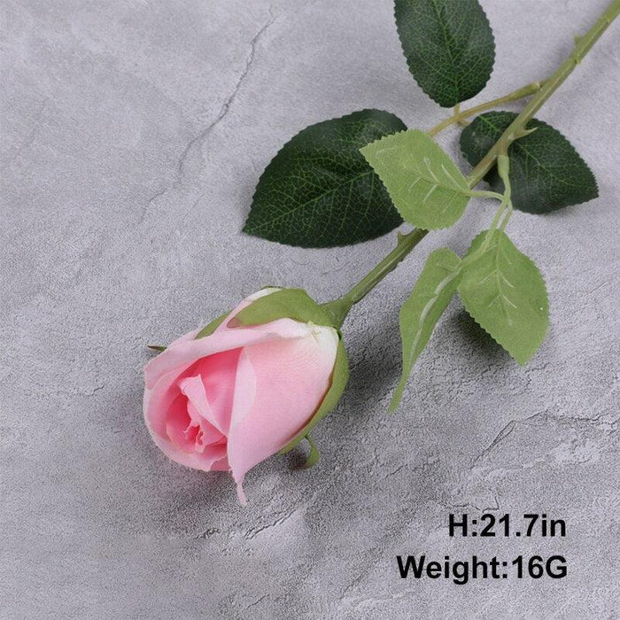 Elegant Pink Silk Roses - Timeless Floral Luxury