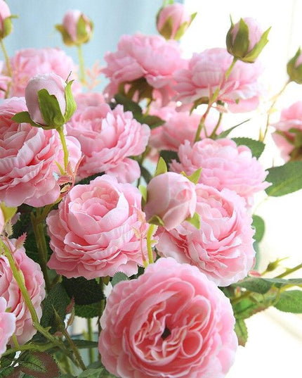 Chic 61CM Faux Peony Stem - Effortless and Timeless Floral Accent for Any Space