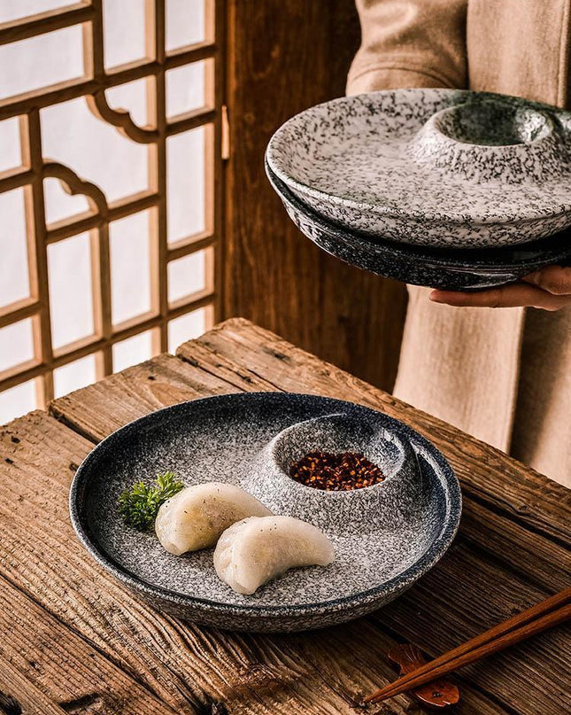 Japanese Elegance: Premium Plate Set for Dining Excellence
