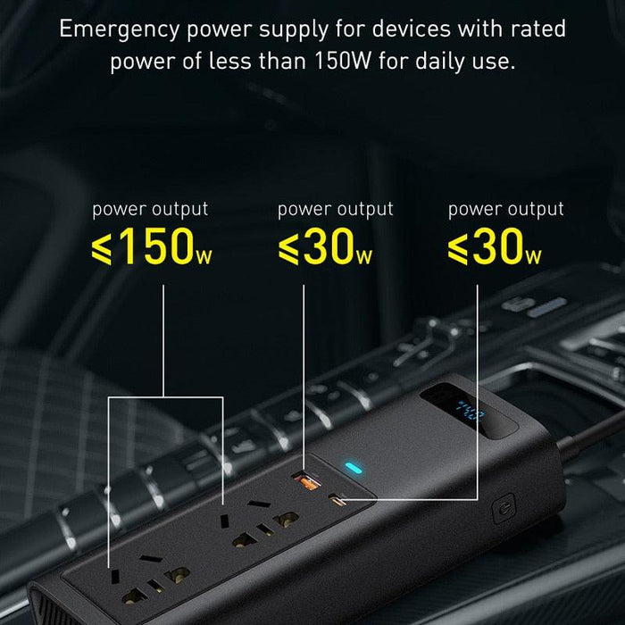 150W Car Power Inverter with LED Screen