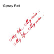 Glossy Red / 40x5.2cm