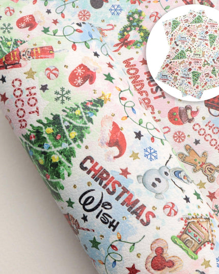 Mickey Mouse Faux Leather Craft Sheets Set - Effortlessly Create Jewelry & Accessories