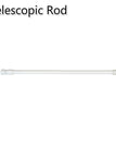 1PC Telescopic Rod / Split type 65x90cm