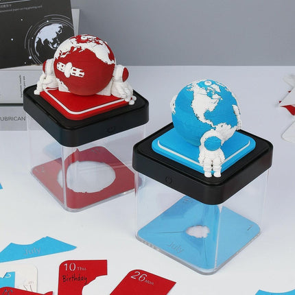 Luxurious 3D LED Memo Pad Calendar: Exquisite Paper Gift Set for the Discerning Individual