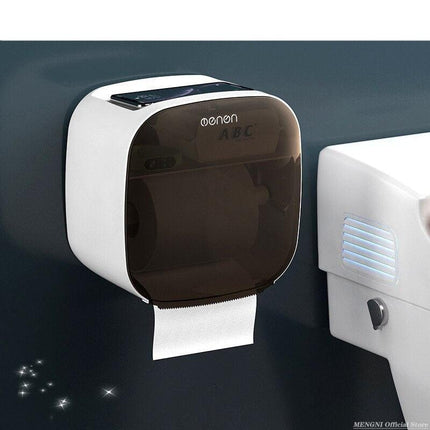 Botanica Luxe Waterproof Toilet Paper Holder with Stylish Storage Shelf