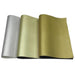 Elegant Frost Metallic Synthetic Leather Sheets