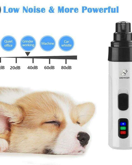 Whisper-Quiet Rechargeable Dog Nail Grinder: Ultimate Precision Tool for Stress-Free Grooming