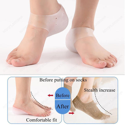 Invisible Elevation: Silicone Gel Heel Inserts for Height Enhancement