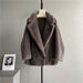 Sheep Shearing Fur Winter Jacket: Elegant Winter Fashion for Women