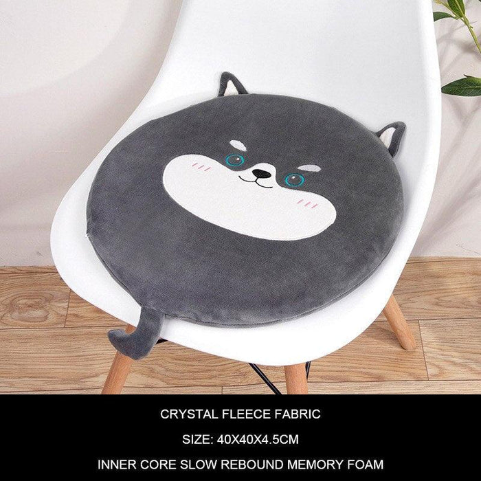 Memory Foam Cute Cat Seat Cushion for Home and Office