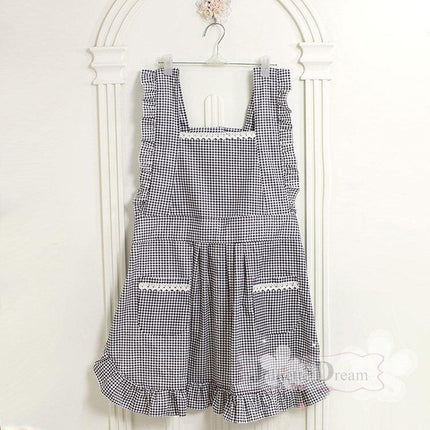 Elegant Korean Lace Cooking Apron for Stylish Chefs