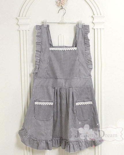 Elegant Korean Lace Cooking Apron for Stylish Chefs