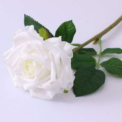 Elegant Pink and White Faux Roses for Stylish Home and Event Arrangements