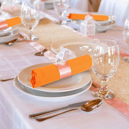 Elegant 25-Piece Satin Napkin Collection - Premium Table Linens for Special Events and Celebrations