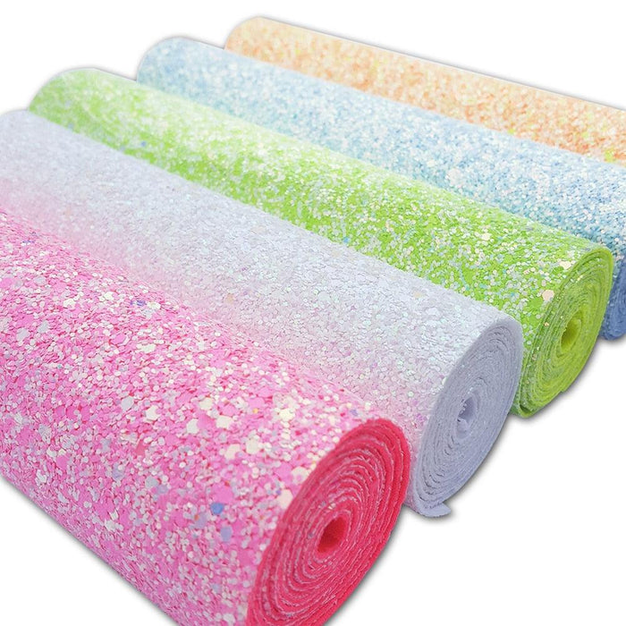 Chunky Glitter Fabric Roll: Creative Crafting Sparkle