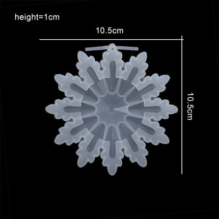 Charming Snowflake DIY Craft Set for Unique Christmas Jewelry and Ornaments