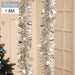 Festive Tinsel Christmas Garland Strips - Shimmering Holiday Decoration