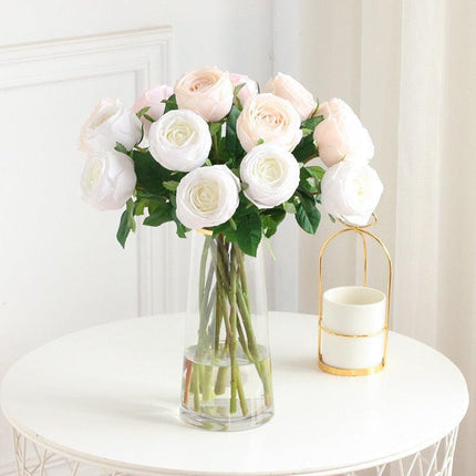 Elegant Lifelike Rose Branch Collection for Timeless Home and Wedding Decor