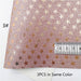 Rose Gold Glitter Leather Sheet - Enhance DIY Projects with Glamour