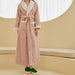 Winter Soft Warm Fluffy Unisex Robe - Cozy Loungewear for Men and Women