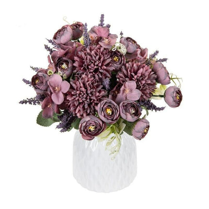 Luxurious Silk Hydrangea Arrangement: Refined Floral Elegance for Any Occasion
