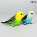 Feathered Parrot Figurine for Elegant Garden and Home Decor