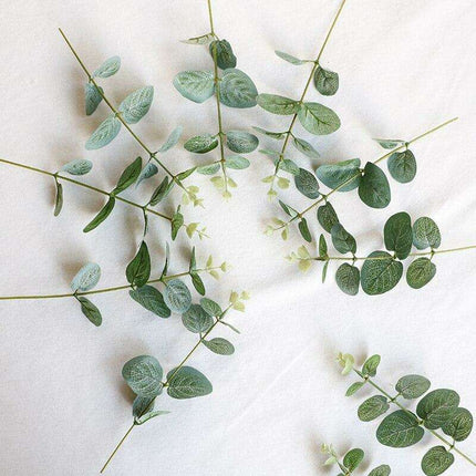 Chic Faux Eucalyptus Leaf Arrangement - Set of 10 for Stylish Home Accents