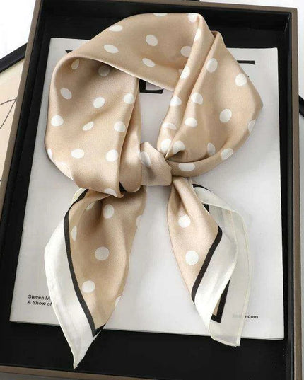 Elegant Leopard Print Silk Scarf - Premium Women's Fashion Accessory