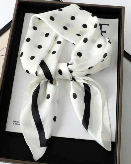 Elegant Leopard Print Silk Scarf - Premium Women's Fashion Accessory