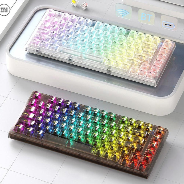 RGB Mechanical Gaming Keyboard with 82 Keys and Switch Customization