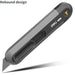 Effortless Precision Cutting: Deli Black SK2 Blade Utility Knife - Your Reliable Tool for Efficiency