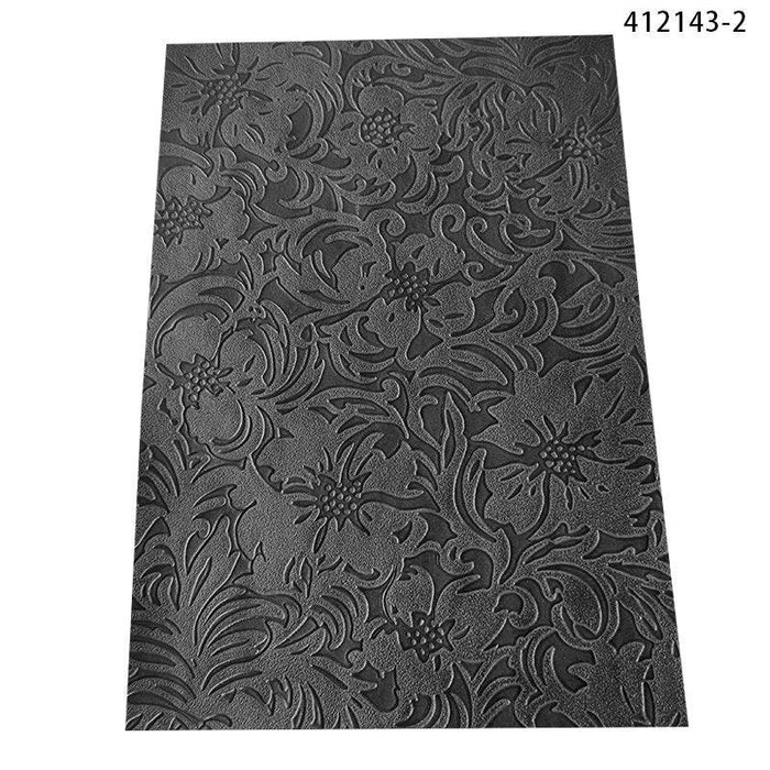 Vintage Intricate Faux Leather Crafting Fabric - 30x135cm