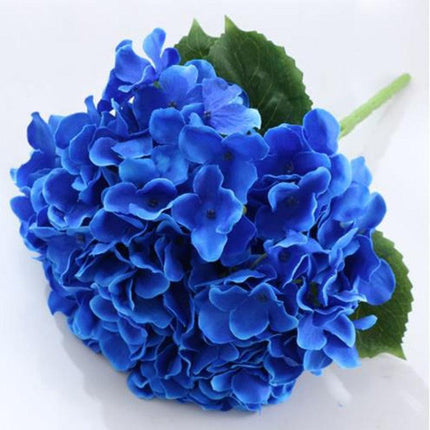 Elegant Blue Hydrangea Silk Floral Centerpiece - Stunning Home Decor Accent