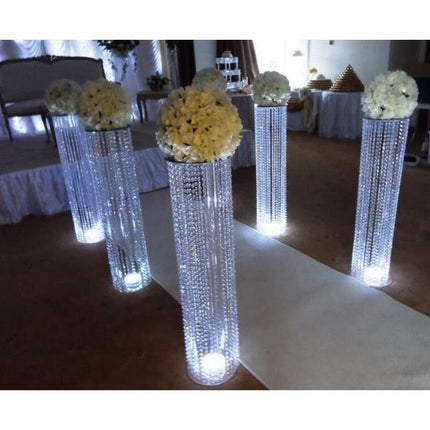 Stunning Acrylic Crystal Centerpiece for Weddings and Events | 110cm Height