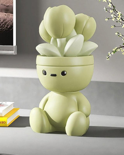 Elegant Resin Tulip Sculptures for Modern Home Decor