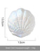 Ethereal Crystal Glass Seashell Jewelry Tray - Elevate Your Precious Collection