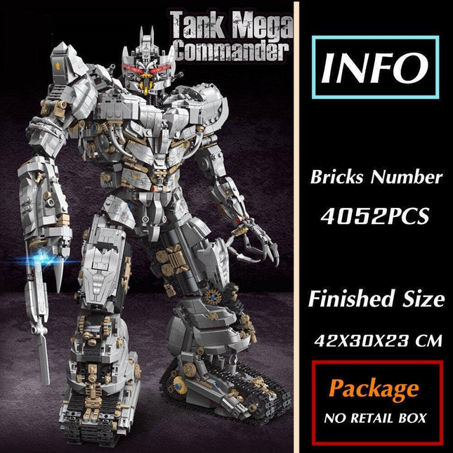 Transforming Megatron Mega Commander 4052PCS Robot Building Set - Ultimate Playtime Adventure for Boys