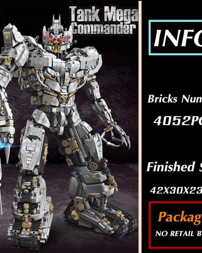 Transforming Megatron Mega Commander 4052PCS Robot Building Set - Ultimate Playtime Adventure for Boys