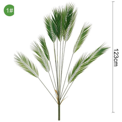 Exotic Paradise: Realistic Lifelike Artificial Palm Leaf Plants - Premium Collection
